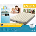 Miniatyrbillede 4 af 4: Intex Airbed Sæt Intex Airbed - Fransk seng - 137 x 191 x 25 cm - Beige + Intex Elektrisk pumpe - 650 liter/min + Fitth Sheet Sort + Pude + Molton 2 i