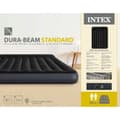 Miniatyrbillede 5 af 5: Intex Airbed - 2-Person - 152 x 203 x 25 cm - Sort - Med indbygget pumpe + Monteringslagen Hvid + Reparationssæt