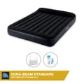 Miniatyrbillede 1 af 5: Intex Airbed - 2-Person - 152 x 203 x 25 cm - Sort - Med indbygget pumpe + Monteringslagen Hvid + Reparationssæt