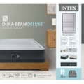 Miniatyrbillede 5 af 5: Intex Air Bed - Dobbeltseng - 137 x 191 x 33 cm - Grå - Med indbygget pumpe, Påsyet lagen Hvid og Reparationssæt