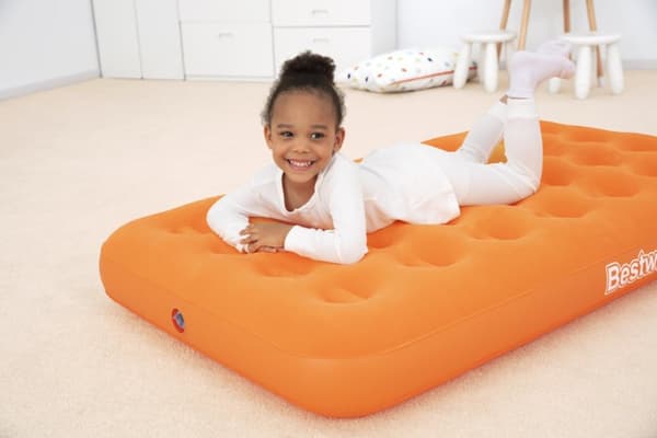 Bestway DrowsyDreamer Luftmadrass 158x89x18 cm m. pump, Orange