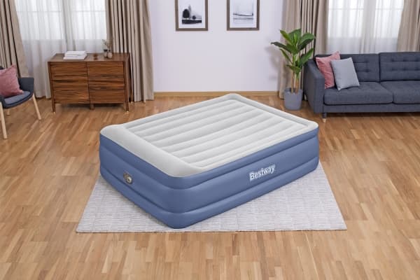 Bestway 67624 / 23, Dobbel Madrass, Dobbeltseng (Queen size), Rektangel, Innendørs, Innebygd luftpumpe