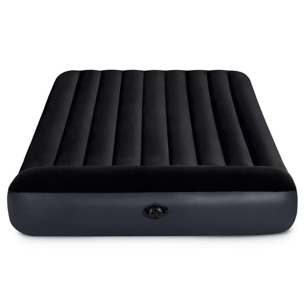 INTEX Airbed - 2 personer - 203x152x25cm - svart
