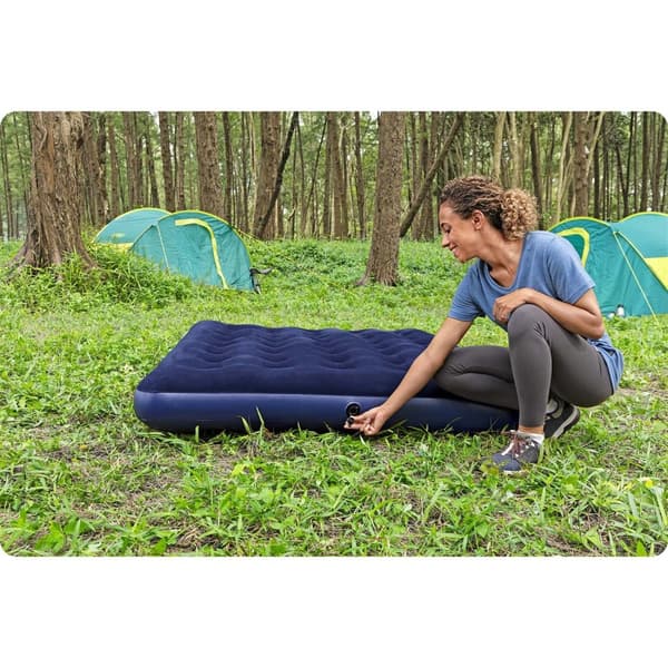 Bestway Airbed - 2 personer - 191x137x22cm - marineblå