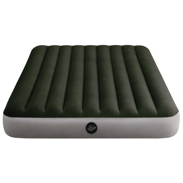 INTEX Airbed - 2 personer - 203x152x25cm - grøn, grå