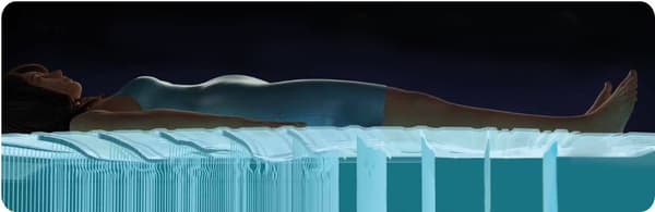 INTEX Airbed - 2 personer - 203x152x25cm - grøn, grå