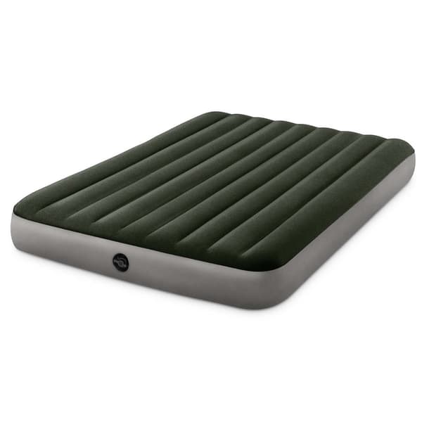 INTEX Airbed - 2 personer - 203x152x25cm - grøn, grå