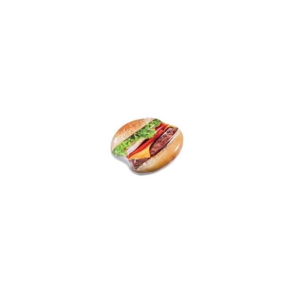 Uppblåsbar madrass - AC-DÉCO - Burger - 1 plats - Aquagym - L 180 x 89 cm