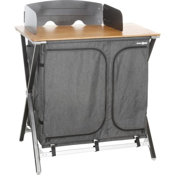 Köksskåp - Brunner - Mercury Cross Square Cooker HWT - Grå - 2 hyllor - 4 fack