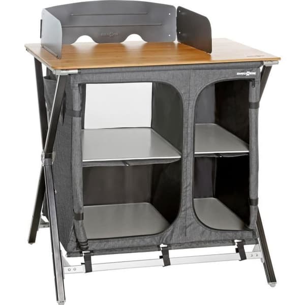 Köksskåp - Brunner - Mercury Cross Square Cooker HWT - Grå - 2 hyllor - 4 fack