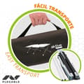 Miniatyrbillede 5 af 5: Seng Aktive Sort Foldbar 190 x 42 x 64 cm (2 enheder)