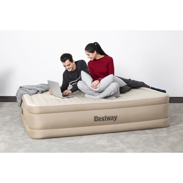 Bestway Fortech Dubbel Luftmadrass 2.03m x 1.52m x 46cm