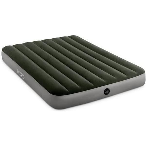 Uppblåsbar madrass - INTEX - Downy Prestige - 2 personer - 137 x 191 x 25 cm - Elektrisk uppblåsare ingår