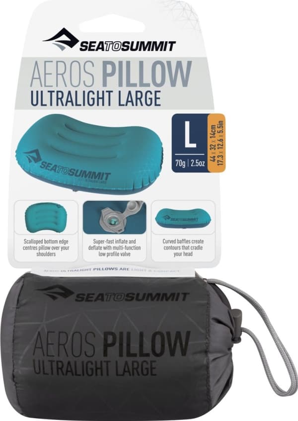 Sea To Summit Poduszka Aeros Pillow Ultralight szara r. L (APILUL/GY/LG)