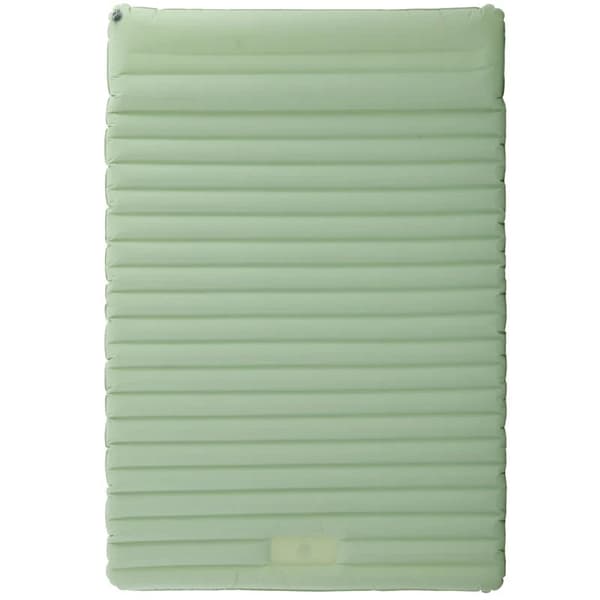 Rootz luftmadras - Inklusiv luftpumpe - Campingmadras - 1 pude - Vandtæt - Holdbart materiale - Bæretaske - 40D Nylon TPU - Grøn - 200L x 135W x 10H c