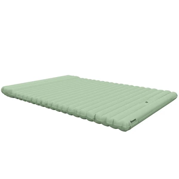 Rootz luftmadras - Inklusiv luftpumpe - Campingmadras - 1 pude - Vandtæt - Holdbart materiale - Bæretaske - 40D Nylon TPU - Grøn - 200L x 135W x 10H c