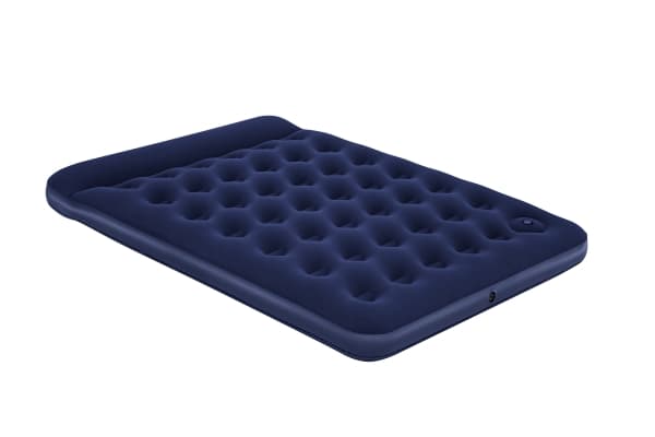 Bestway Uppblåsbar madrass med inbyggd fotpump, mocka, 203x152x28cm