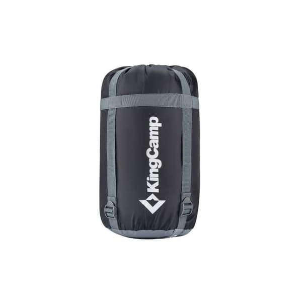 Sovsäck - KingCamp - Oasis 250 - pilotform - 250 g/m² - vänster öppning - grå