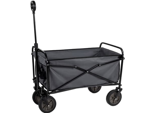 CAMP ACTIVE Sammenleggbar turist- og strandhåndtralle 82X52X63cm med håndtak