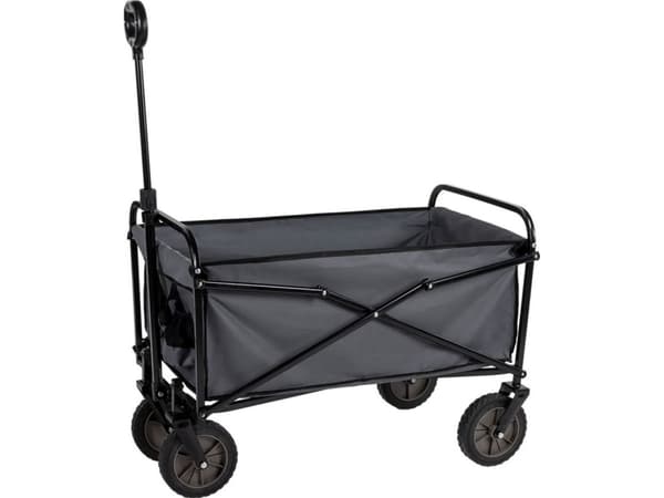 CAMP ACTIVE Sammenleggbar turist- og strandhåndtralle 82X52X63cm med håndtak