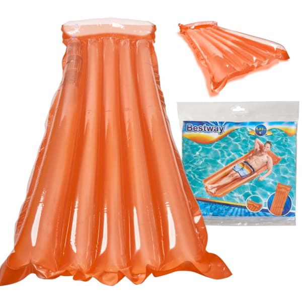 BESTWAY 44013 orange strand oppustelig madras