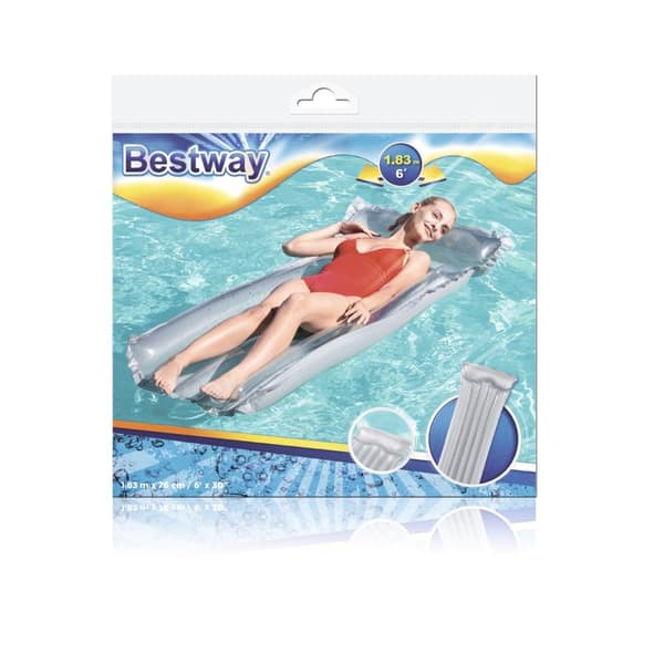 BESTWAY 44013 harmaa ranta puhallettava patja