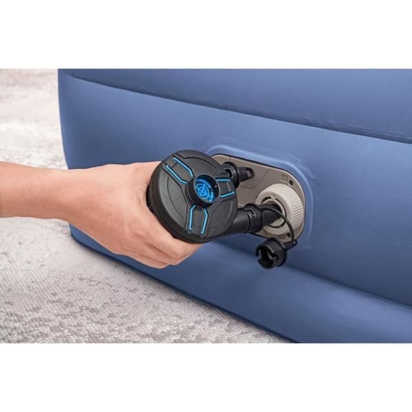 Luftmadrass - BESTWAY - 67628 - 1 plats - 191 x 97 x 46 cm, integrerad elektrisk pump, sängram