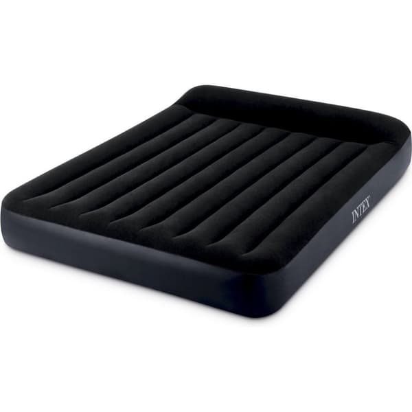 Intex 64150ND 2-personers luftmadras + indbygget elektrisk pumpe 152x203x25 cm Sort