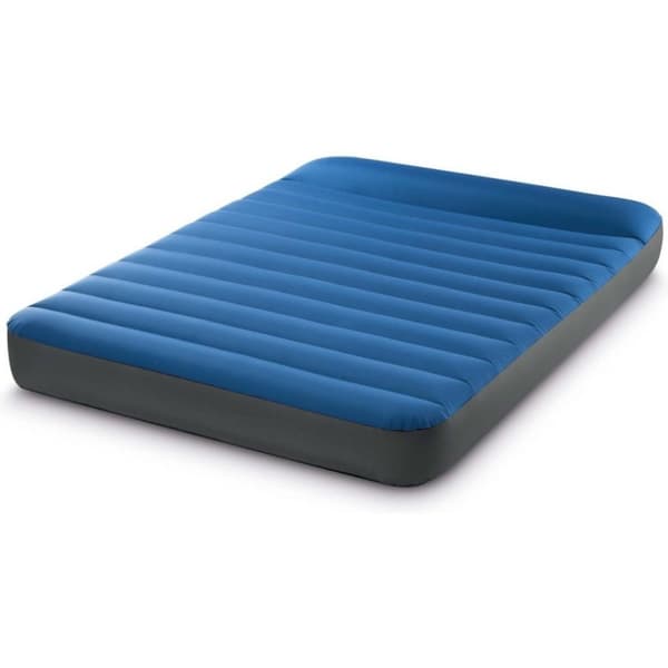 Intex 64012 TruAire Twin Dura-Beam Campingmadras med Quickfill USB150 luftpumpe 191x137x22 cm