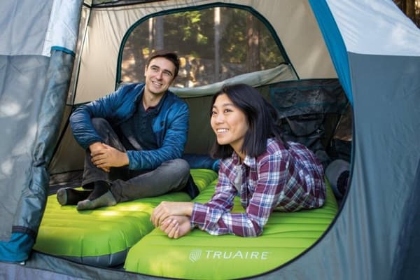 Intex 64097NP TruAire Twin Dura-Beam Campingmadras med Quickfill USB150 luftpumpe 191x76x17cm