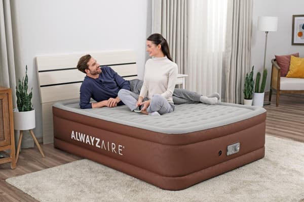 Bestway AlwayzAire Luftmadrass med inbyggd AC Pump 203 x 152 x 51cm