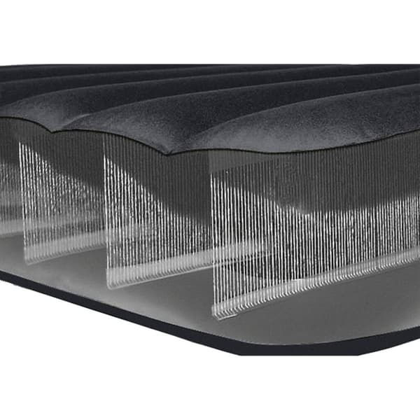 Intex 64146 Kuddstöd Classic Twin Airbed + Pump 99x191x25 cm Svart