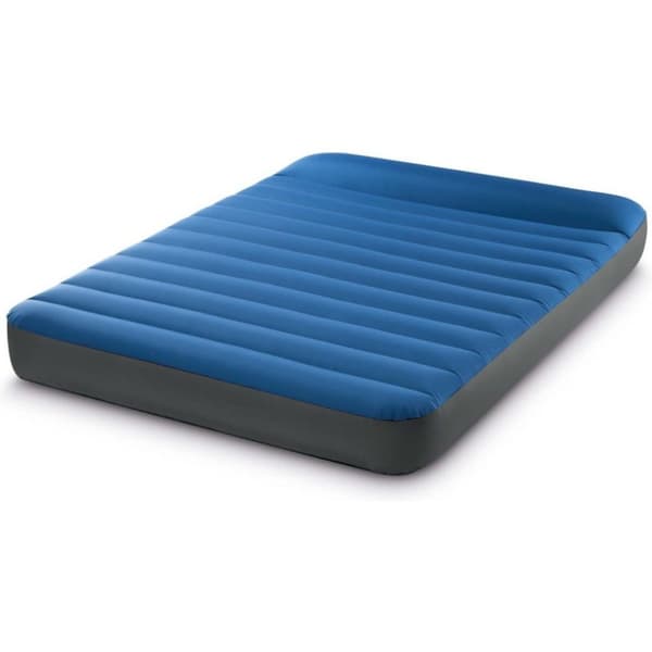 Intex 64012 TruAire Twin Dura-Beam Campingmadras med Quickfill USB150 luftpumpe 191x137x22 cm