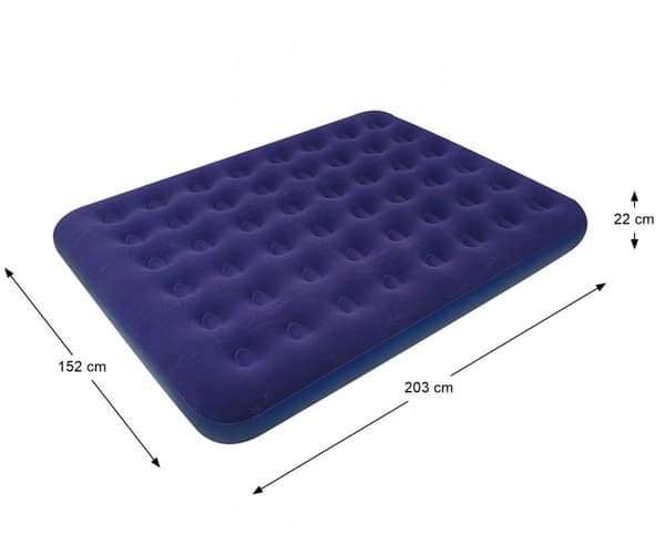 AVENLI Queen Dubbel Luftmadrass 203 x 152 x 22 cm