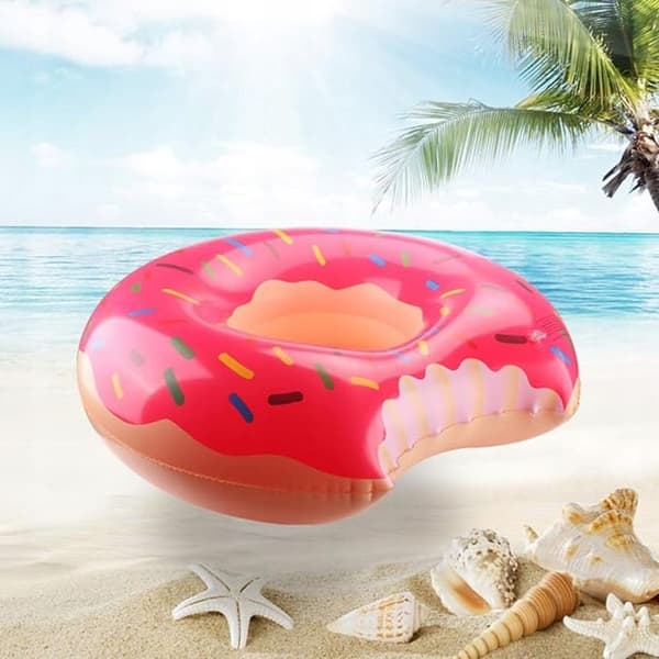 SUURI UIMAPYÖRÄ PINK DONUTI 120cm