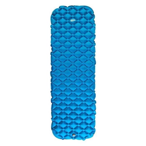 Uppblåsbar madrass - SPOKEY - 1 plats - Blå - 190 x 56 x 5 cm - Manual