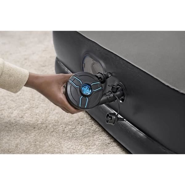 Luftmadrass - BESTWAY - 671BU - Tritech Queen - 2 sovplatser, inbyggd USB-pump, 2,03 m x 1,52 m x 36 cm