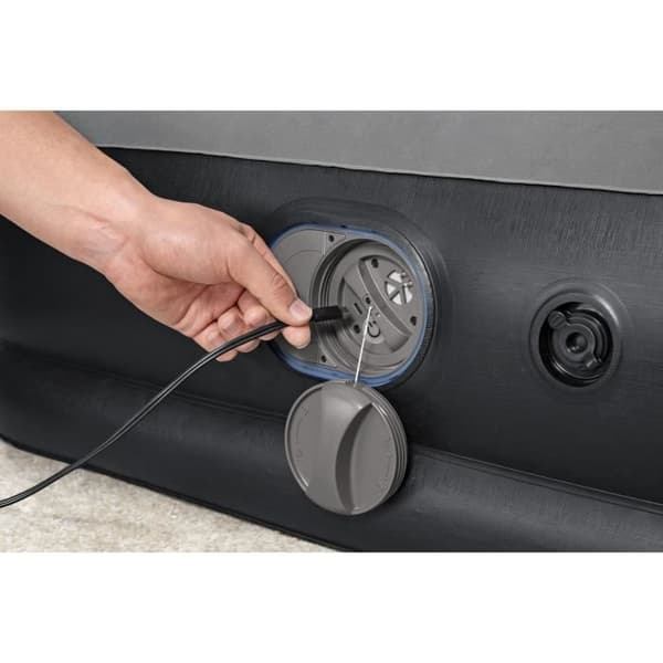 Luftmadrass - BESTWAY - 671BU - Tritech Queen - 2 sovplatser, inbyggd USB-pump, 2,03 m x 1,52 m x 36 cm