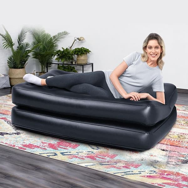 C® TD® Multi 5 i 1 soffa + Elpump + vandringsutrustning - Uppblåsbar madrass