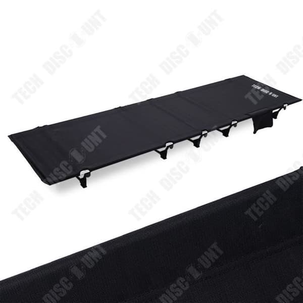 TD® Utomhus lätt hopfällbar säng bärbar campingsäng enkel promenad eskort lunchrast aluminiumlegering campingsäng