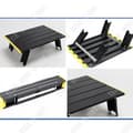 Miniatyrbild 3 av 4: TD® Utomhus fällbart bord i aluminiumlegering portabelt camping enkel picknickbord halkfritt grillbord