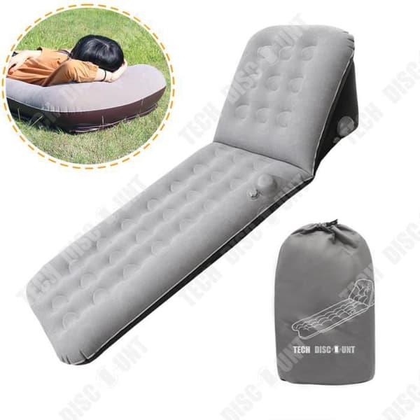TD® Automatisk luftmadrass utomhus portabel hopfällbar campingkudde fuktsäker uppblåsbar säng camping kontor tupplur