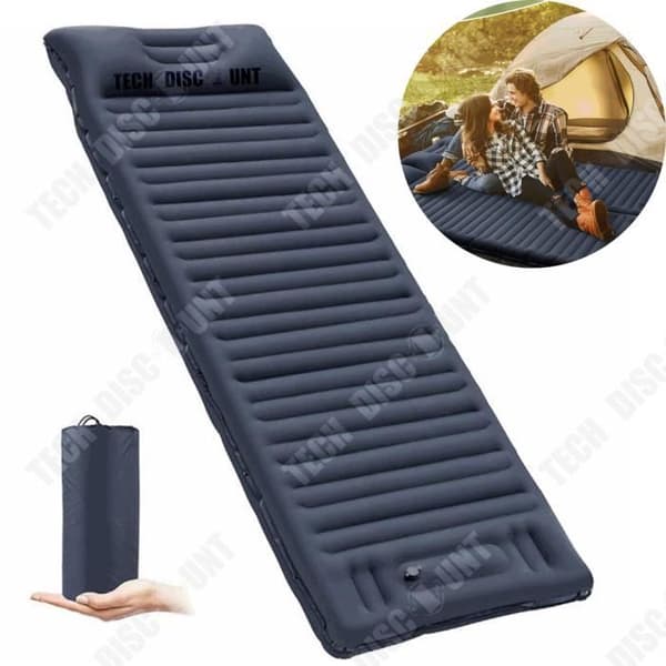 TD® Uppblåsbar Utomhuskudde Camping Resor Uppblåsbar Madrass 40D Nylon Kontorslunchdyna Bärbar Foot Uppblåsbar Madrass