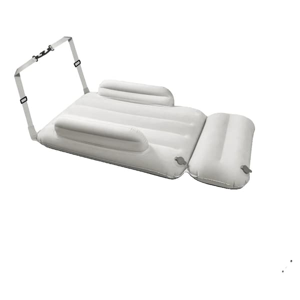 Ilmatäytteinen matkamatto, sisältää kantokassin, ergonominen tyyny,B