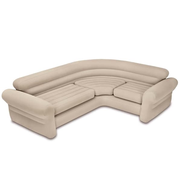 Uppblåsbar hörnsoffa 257 x 203 x 76 cm INTEX 68575
