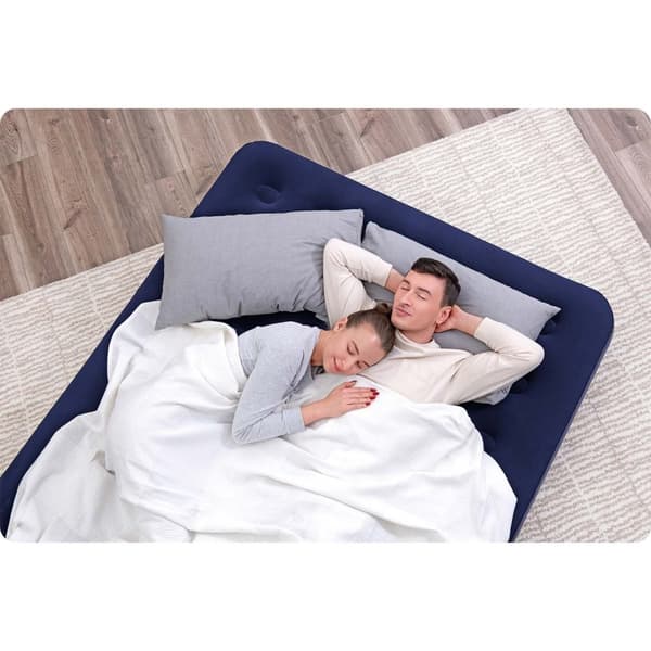 Luftmadras 203x152x22 cm med stempelpumpe Bestway 67003