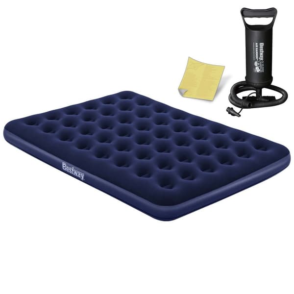 Luftmadras 203x152x22 cm med stempelpumpe Bestway 67003