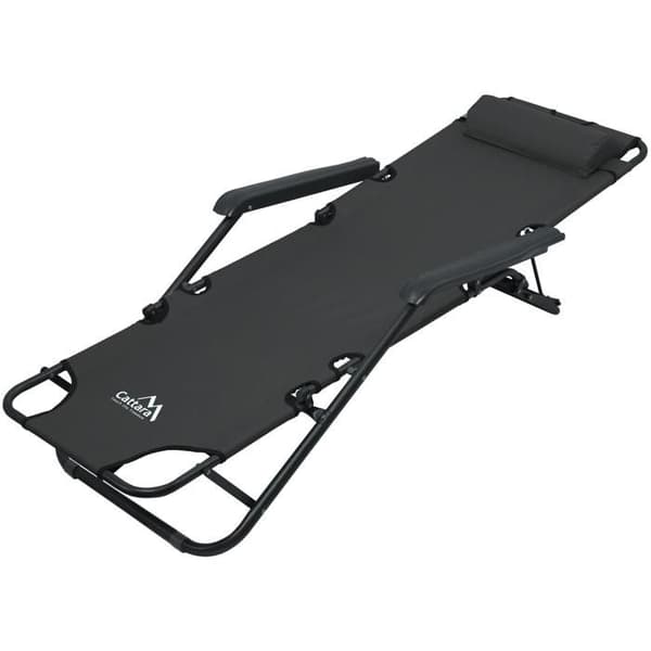 CATTARA Campingstol/dubbelsäng COMFORT antracit