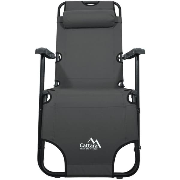 CATTARA Campingstol/dubbelsäng COMFORT antracit