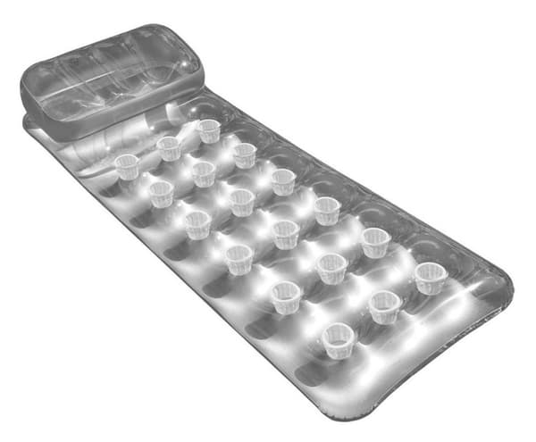 INTEX 58894 SVØMMEMADRAS MED PUDE